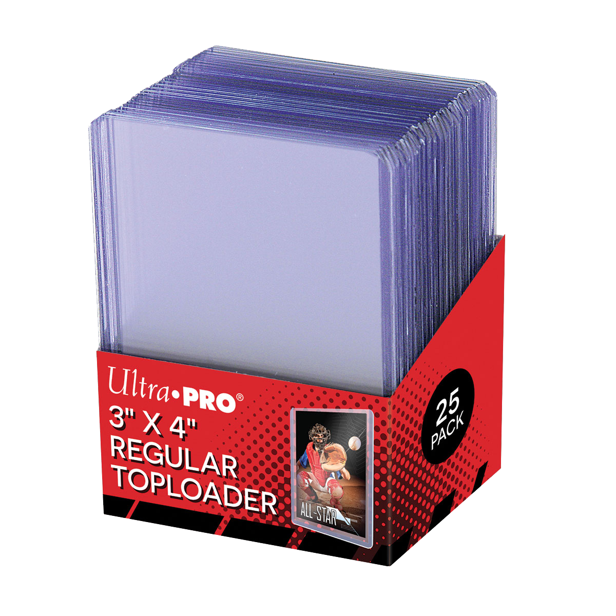 Ultra PRO 3" x 4" Regular Toploaders – 35pt (25 Count)